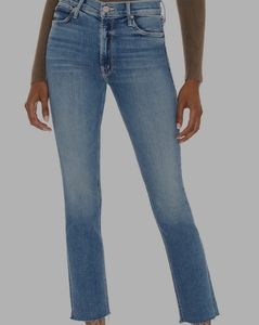 Mother Jeans The Midrise Dazzler Ankle Frey in Hey Sun Size 28 Like New